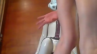 Amazing teen girl riding female stormtrooper dildo live xwebcam.us