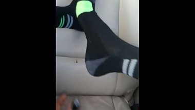 My wife's happy feet