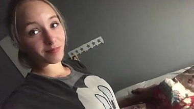 young mother doing a blowjob