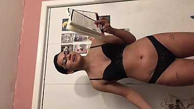 Sad College Teen Reads Poetry for You