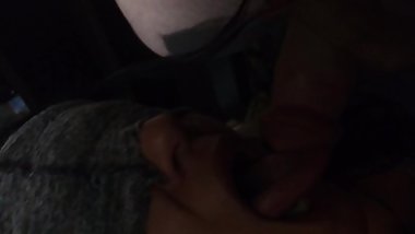 Insecure teen tiny girl has a big suck!!!