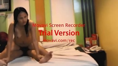 Pinay V-ann Gelicame escape wedding night to fuck husband's friend for cash