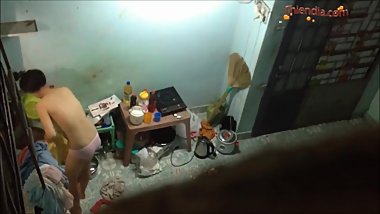 Sneaking motel room of Vietnam student girl