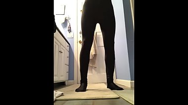 Dressing into zentai (No Nudity)