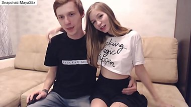 College Teen LOVES Her First Big Cock So Much