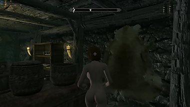 Just testing out some new butt physics in Skyrim.