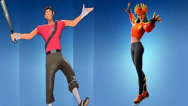 Gamer getting hot and heavy (Fortnite x TF2)