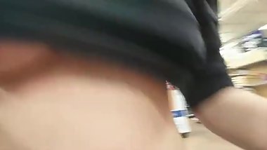 Angelic Jada Scantily Clad in Walmart PUBLIC RISKY BEST SELLER