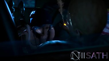 Chloe Price sucking off her dad in a car (Life is Strange parody)