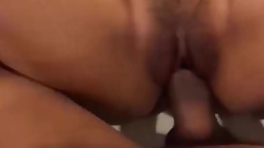 My Girlfriend and I at home