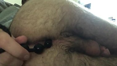 Anal training with beads