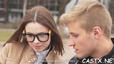 Overwhelming nympho Zoey Foxx in oral sex action