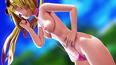 [MMD] Lamb in the pool